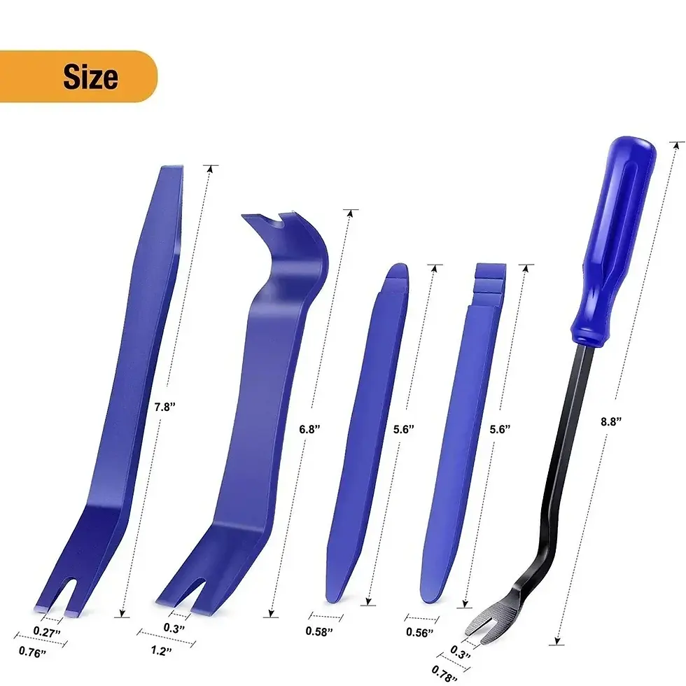 Thumbnail: 4PCS Car audio disassembly tool plastic pry bar door for BMW EfficientDynamics F