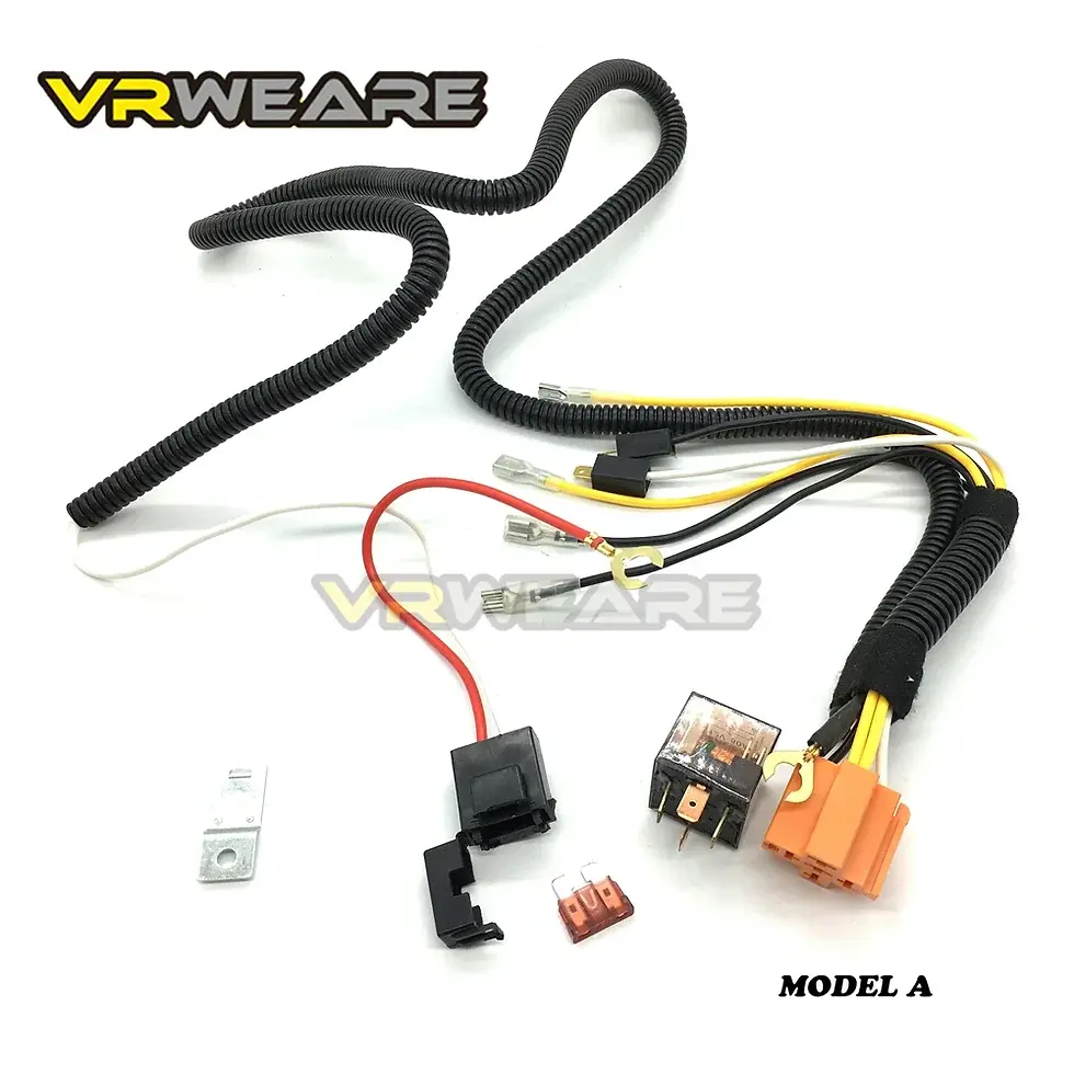 Thumbnail: Universal 12V Horn Cable Relay  for Grille Mount Blast Tone Horns Motorcycle