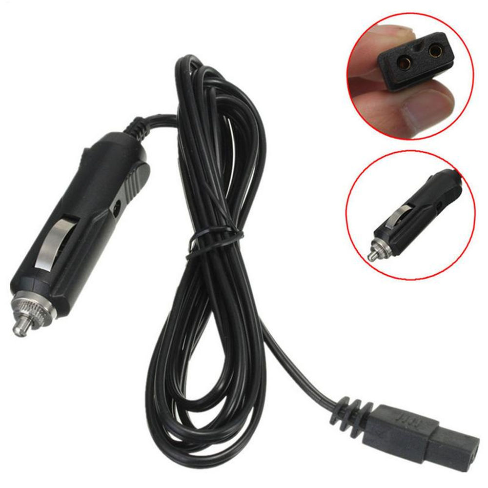 Car Freezer Cable 2m DC 12V/24V 2 Pin Lead Car Cooler Box Mini Fridge Replacemen