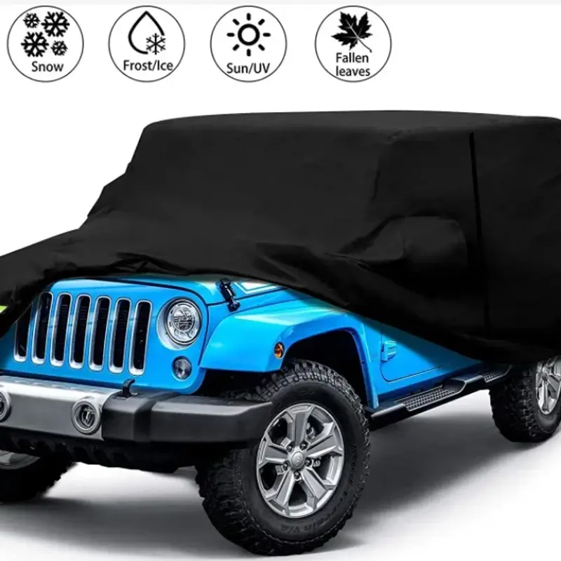 Thumbnail: Car Cover For Jeep Wrangler 2 Door 4 Door ,Windproof Dustproof UV Protection Aut