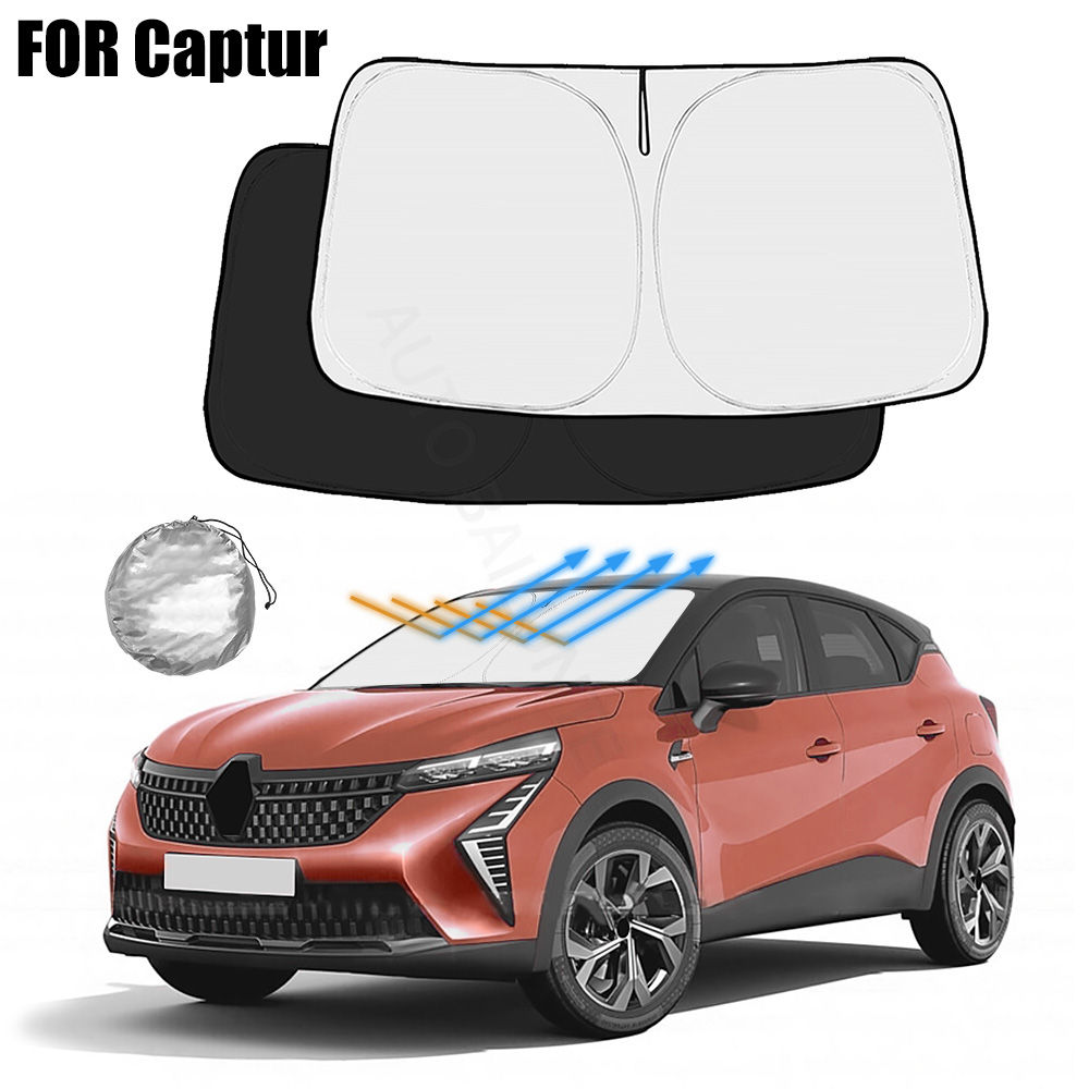 For Renault Captur 2017-2022 2023 2024 2025 Car Windshield Sunshade Cover Front