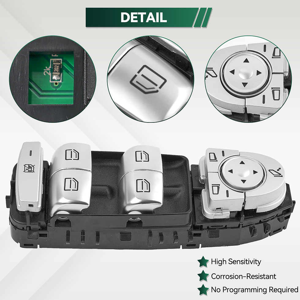 Thumbnail: A2229056800 A2059056811 2229056800 2059056811 Power Window switch for Mercedes-b