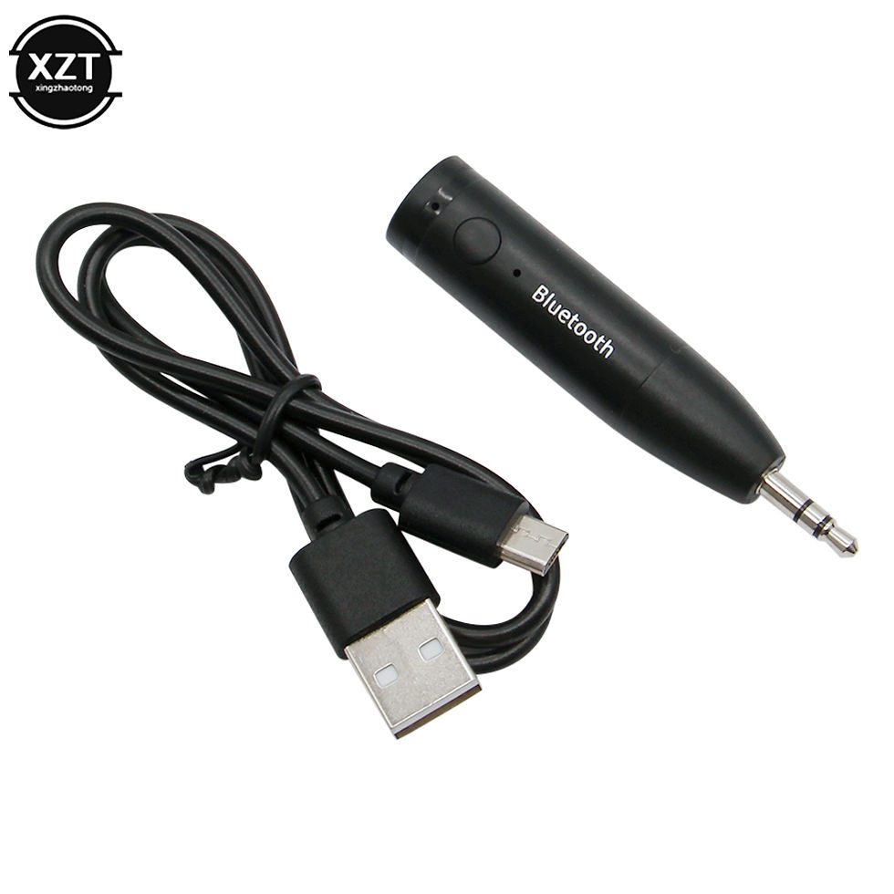 Thumbnail: 3.5mm Bluetooth 5.0 Receiver Wireless Mini 3.5 mm Jack AUX Handsfree Stereo Musi