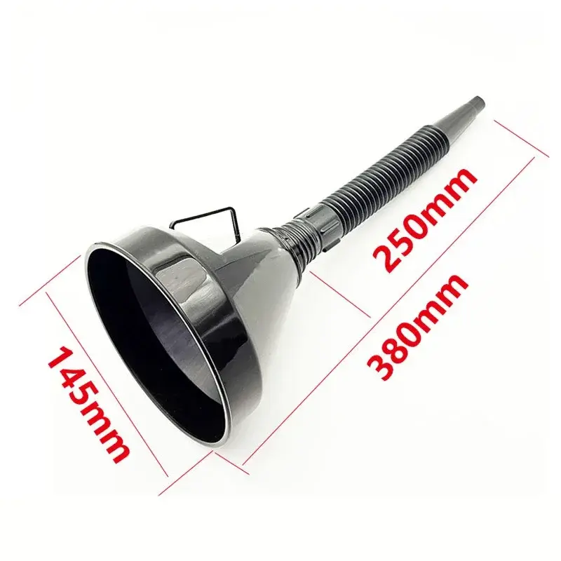 Thumbnail: 1/2PCs Car Gasoline Refueling Filling Funnels Gadgets With Filter Detachable Hos