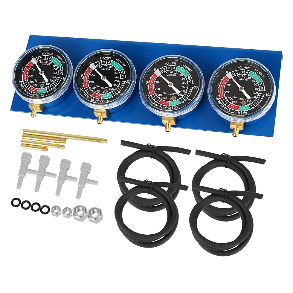 Thumbnail: for 2/4 Cylinder Motorcycle Carburetor Carb Synchronizer Kit Ignition Tester Bal