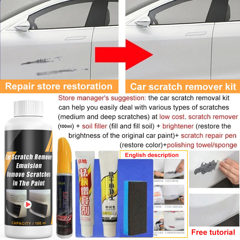 Thumbnail: Car Scratch Remover Paint Care Tools Auto Swirl Remover Scratches Repair Polishi