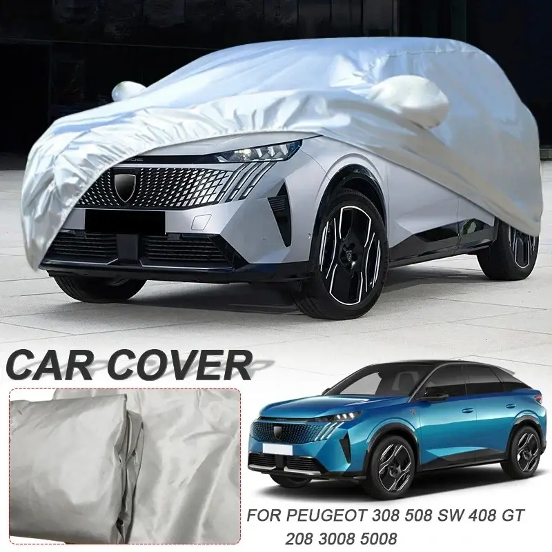 Car Cover For PEUGEOT 208,308,408,508,2008,3008,5008 dustproof, uv resistant, an