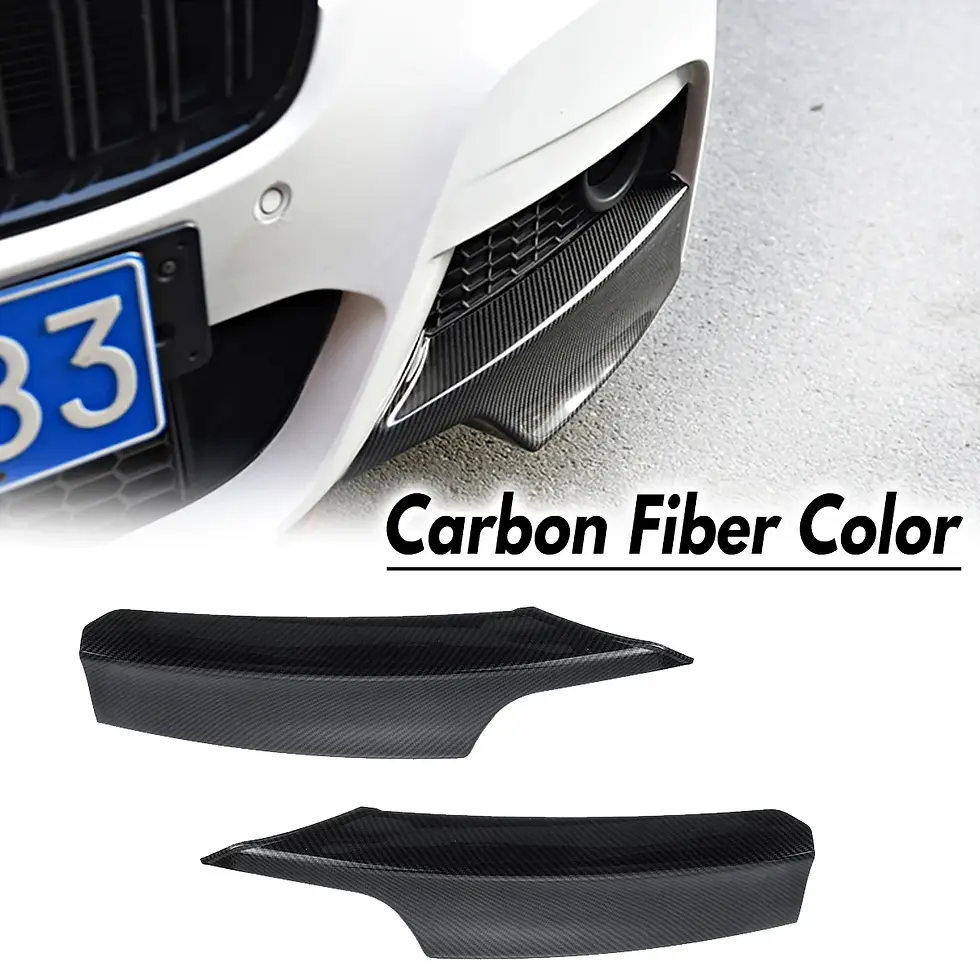 Thumbnail: 1 Pair Car Front Bumper Lip Splitter Canards Spoiler For BMW F30 F31 M Sport 201