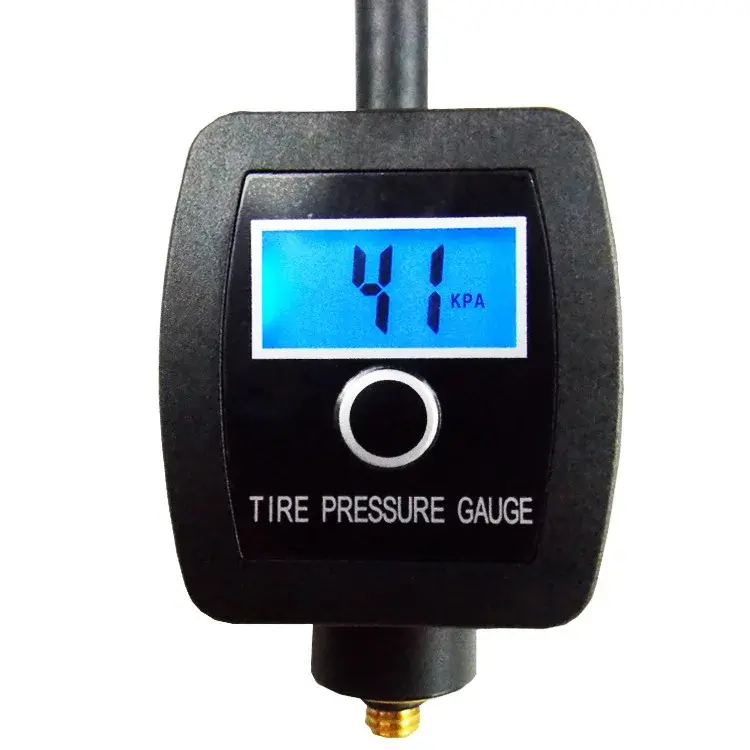 Thumbnail: LCD Digital Tire Pressure Gauge 0-150PSI Car Tyre Air Pressure For Motorcycle Ca