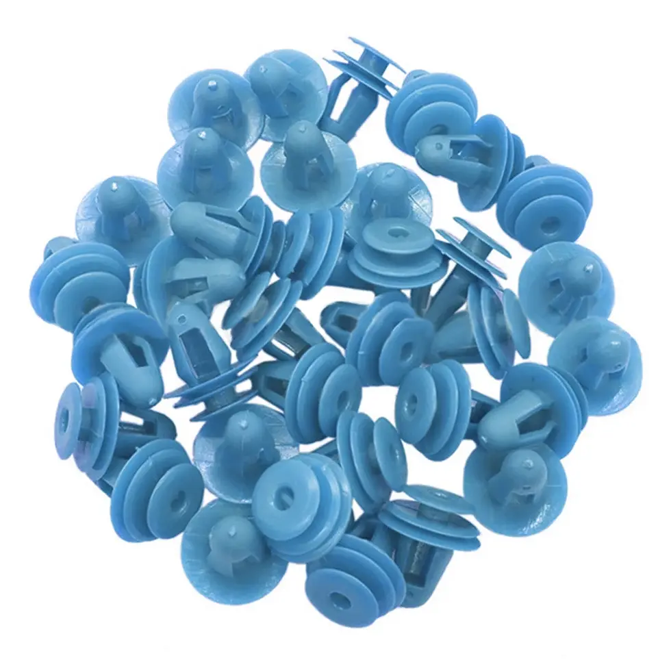 Thumbnail: 50Pcs/Bag 9mm Hole Door Panel Clips Auto Fastener Clip for peugeot 206 207 208 3