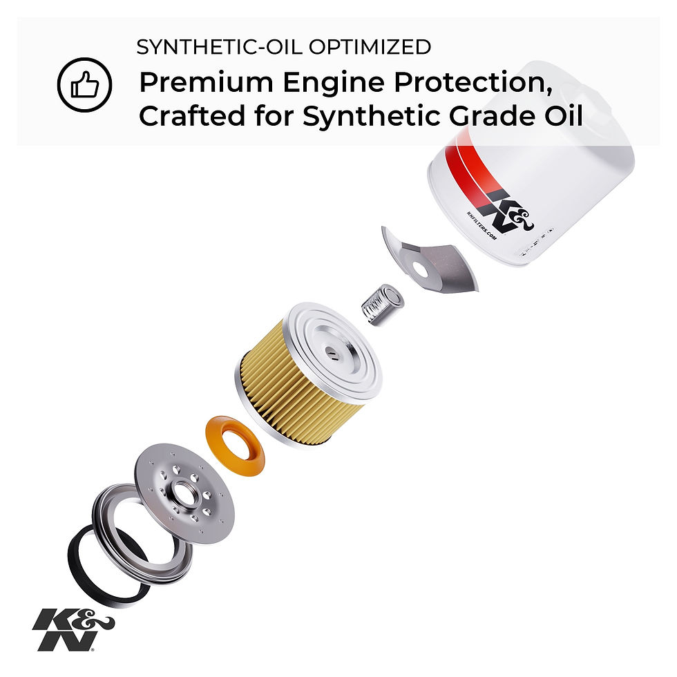 Thumbnail: K&N Premium Oil Filter: Designed to Protect your Engine: Fits Select LEXUS/..