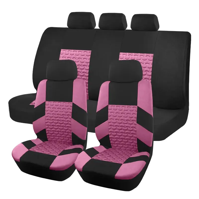 Thumbnail: AUTO PLUS Universal Size Seat Covers for Car SUV Truck Vans Tire Press Design Se
