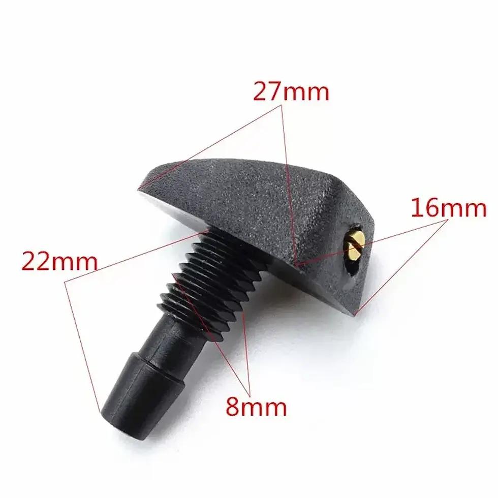 Thumbnail: 2Pcs Universal Windshield Washer Jet Kit - Adjustable Sprayer for Efficient Fron