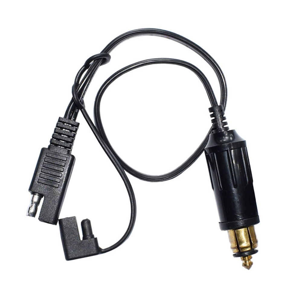 Thumbnail: For BMW motorcycle connection cable battery charger SAE plug A3