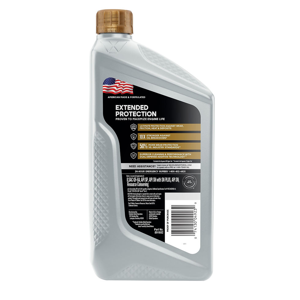 Thumbnail: Valvoline Extended Protection Premium Full Synthetic 0W-20 Motor Oil 1 QT