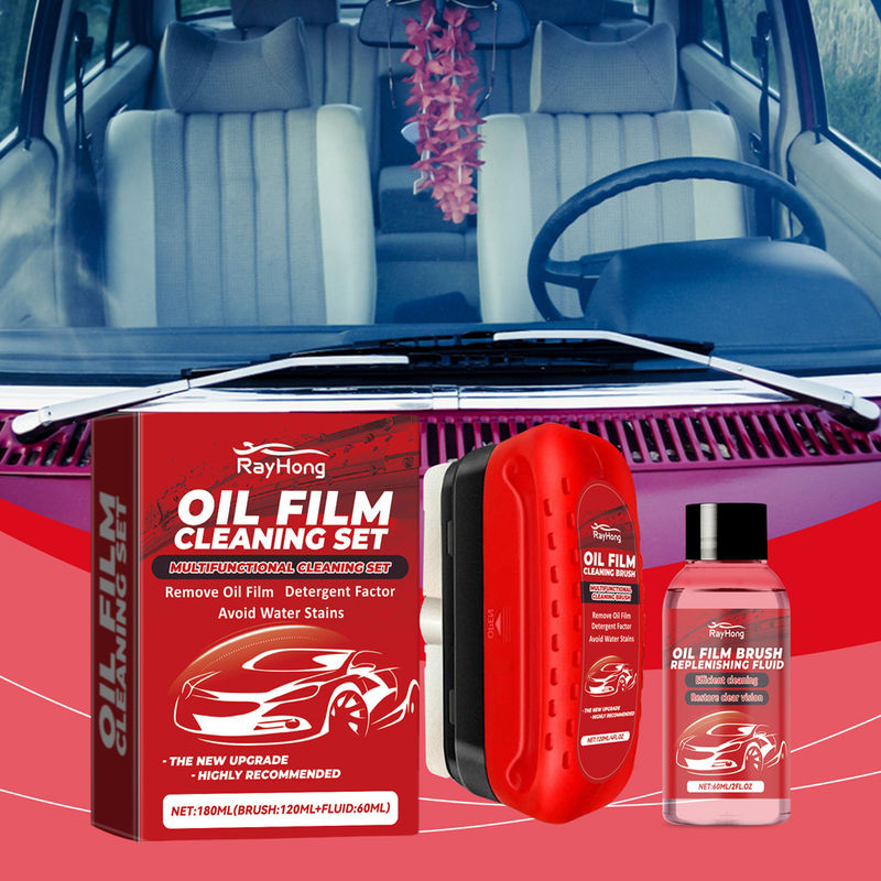 Thumbnail: New Selling Car Glass Oil Film Cleaning Brush Oil Removal Stain Removal Rainproo