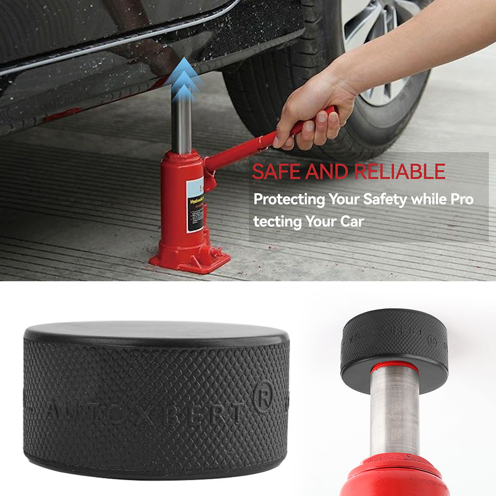 Thumbnail: Universal Bottle Jack Rubber Pad Anti-slip Adapter Support Block Car Lift Tool F