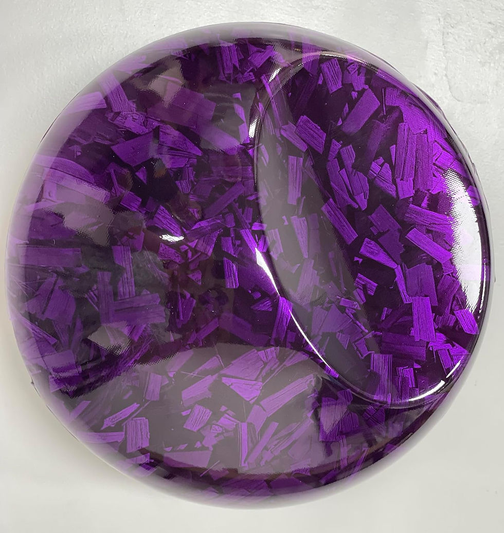 Thumbnail: Carbon Fiber Car Stickers Purple Crystal Vinyl Film Forged Carbon Fiber Wrapping