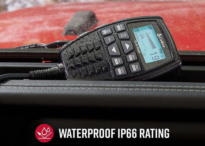 Thumbnail: Cobra 75 All Road Wireless CB Radio - Dual-Mode AM/FM, 40 Channels, Bluetoo..