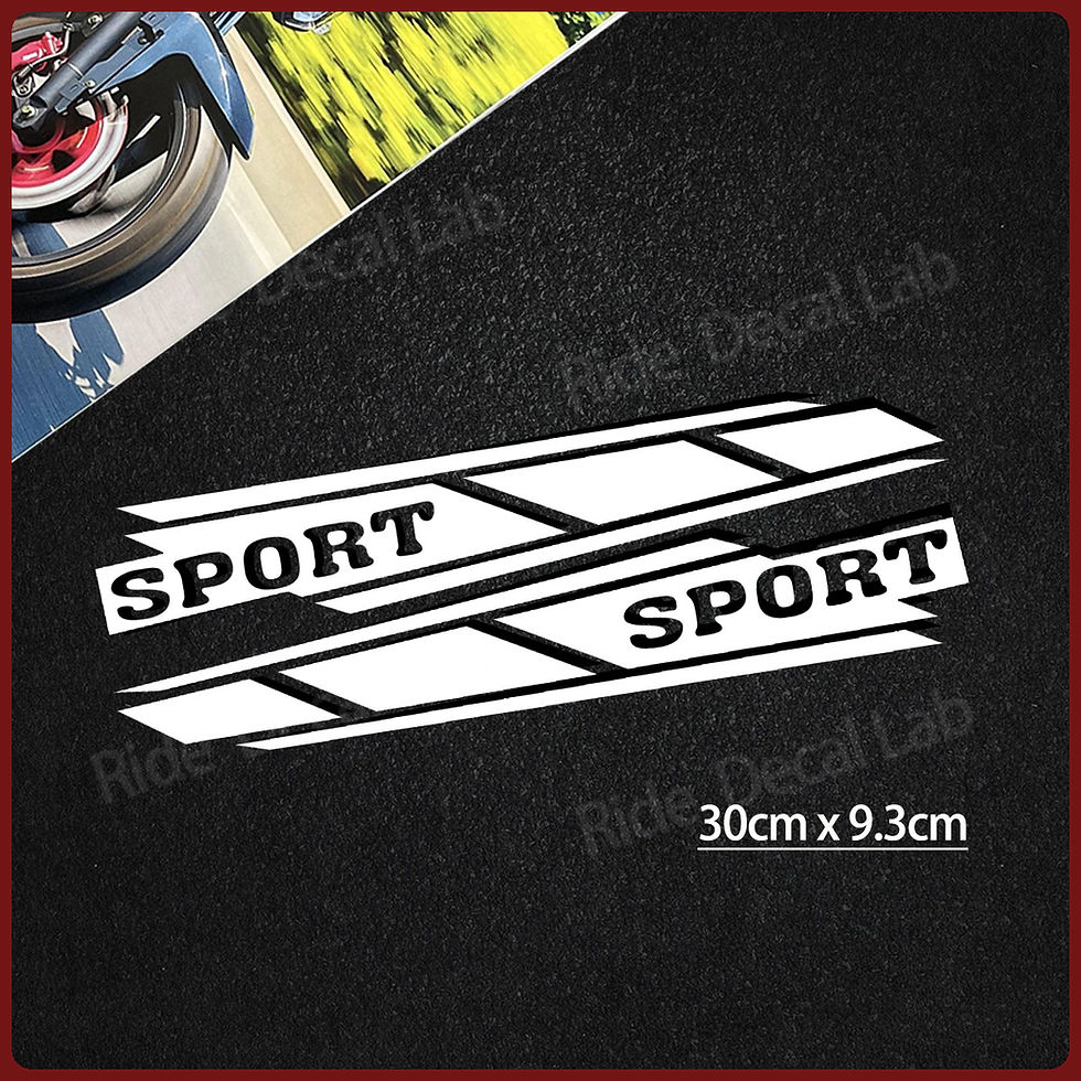 Thumbnail: Sports Reflective Stickers Suitable for Car Customization, Bumper and Headlight