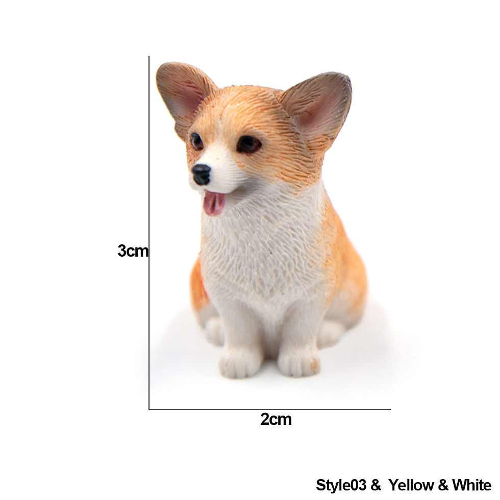 Thumbnail: Cute Mini Resin Doll Car Auto Interior Ornament Dashboard Dog Toys Accessories C