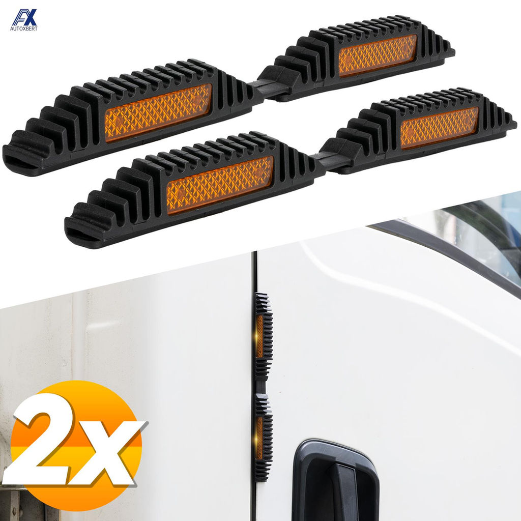 2pcs Universal Car Door Protection Edge Guard Trim Styling Moulding Anti Collisi