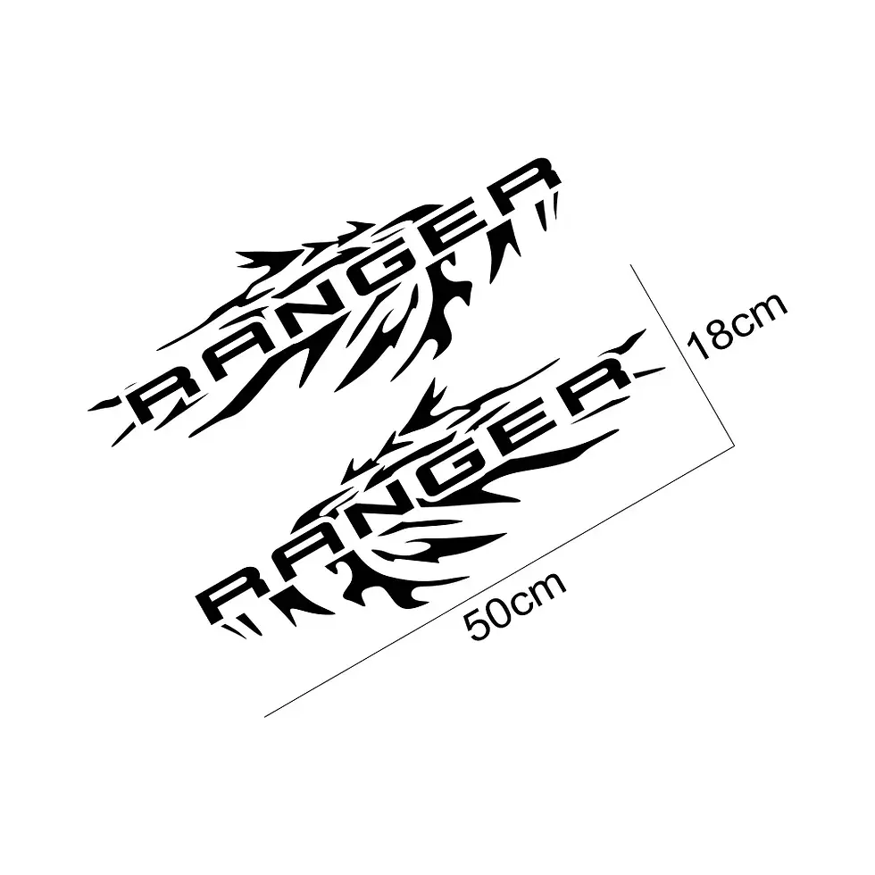 Thumbnail: Car Stickers For Ford Ranger Raptor XL XLT Lariat Truck Bed Side Graphics Splash
