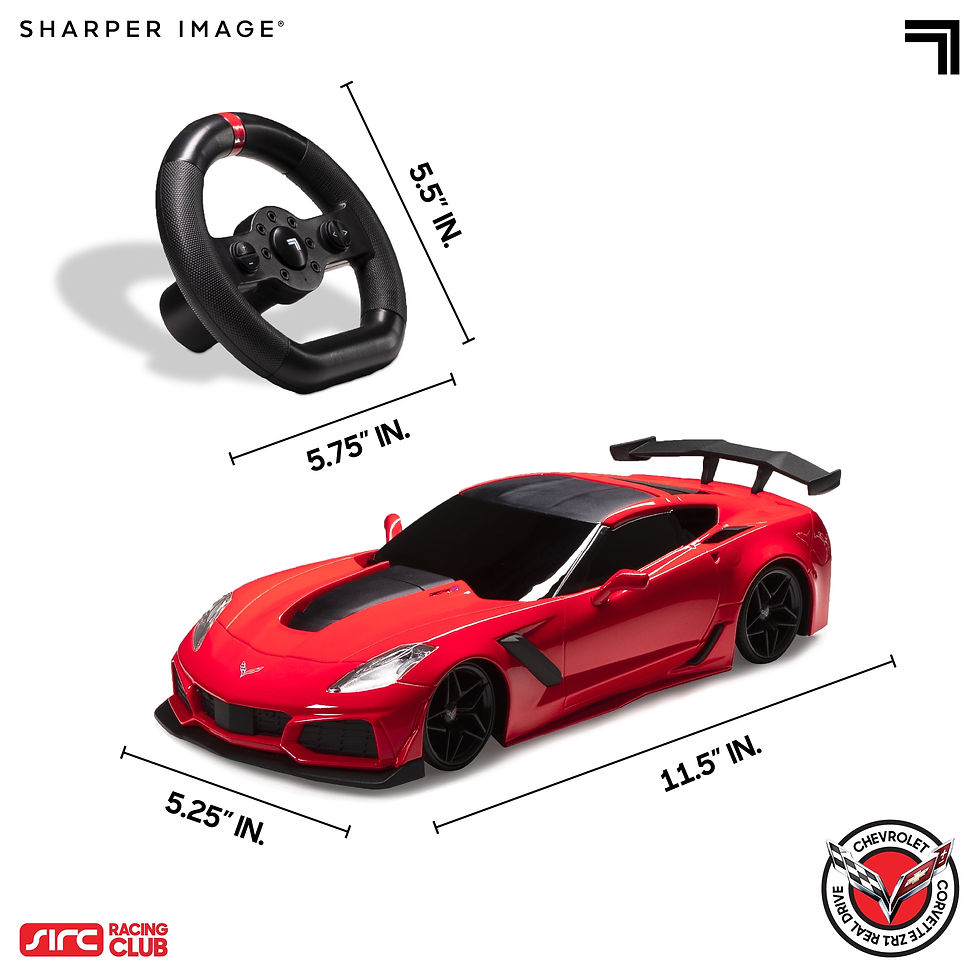 Thumbnail: Sharper Image RC Chevrolet Corvette for Children, with Gravity Sensor Steer..