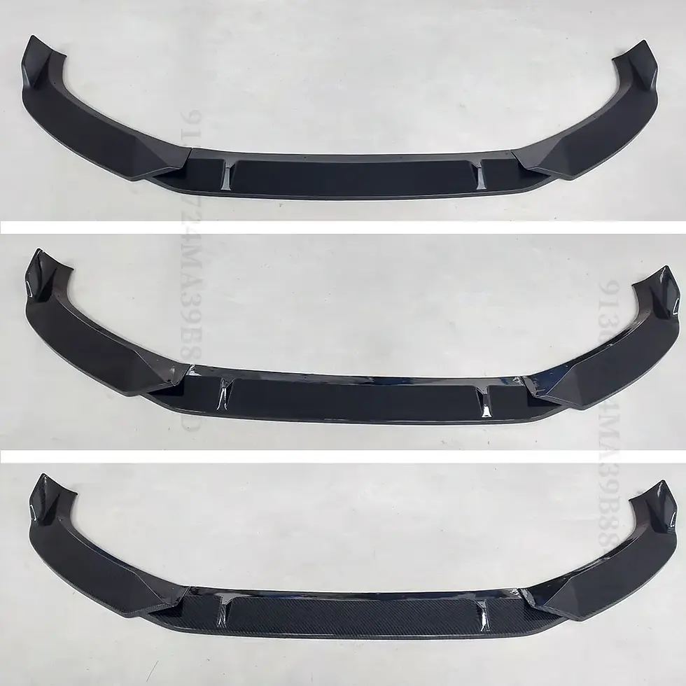 Thumbnail: 3Pcs Front Bumper Lip Splitter Chin Modification Protector For Audi A4 B9 2017-2