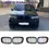 Thumbnail: Car Gloss Black Kidney Grill Dual Slats Racing Grill Replacement For BMW X5 E53