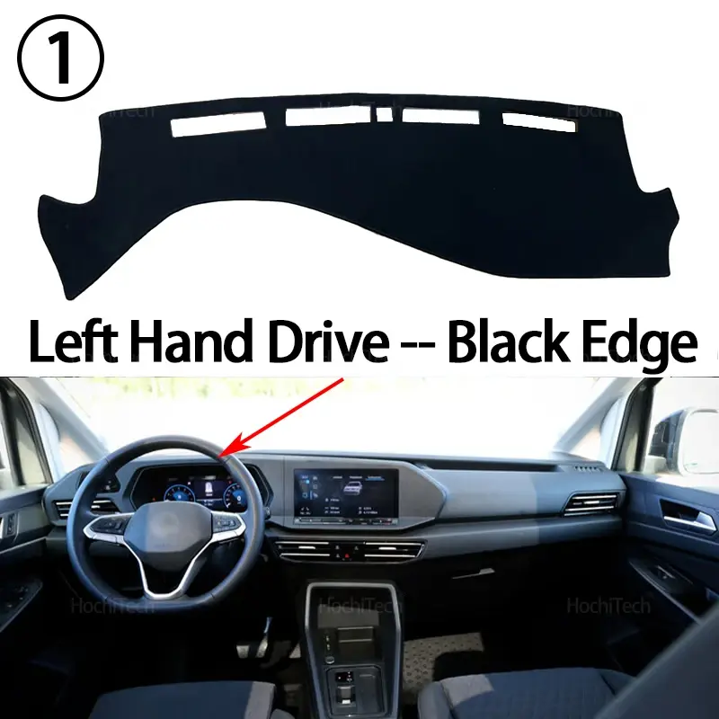 Thumbnail: Dashboard Cover Protective Pad for Volkswagen VW Caddy 5 Life Cargo 2021-2025 Ca