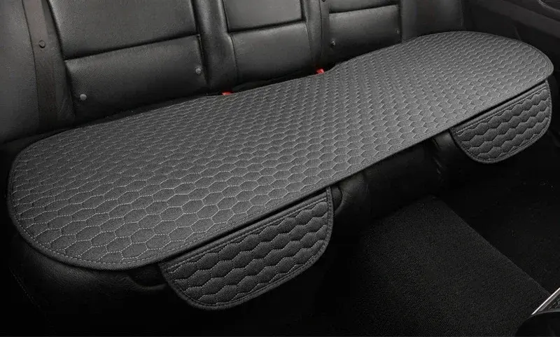 Thumbnail: Linen Car Seat Cover for All Seasons Soft & Breathable Front Covers with Non-Sli