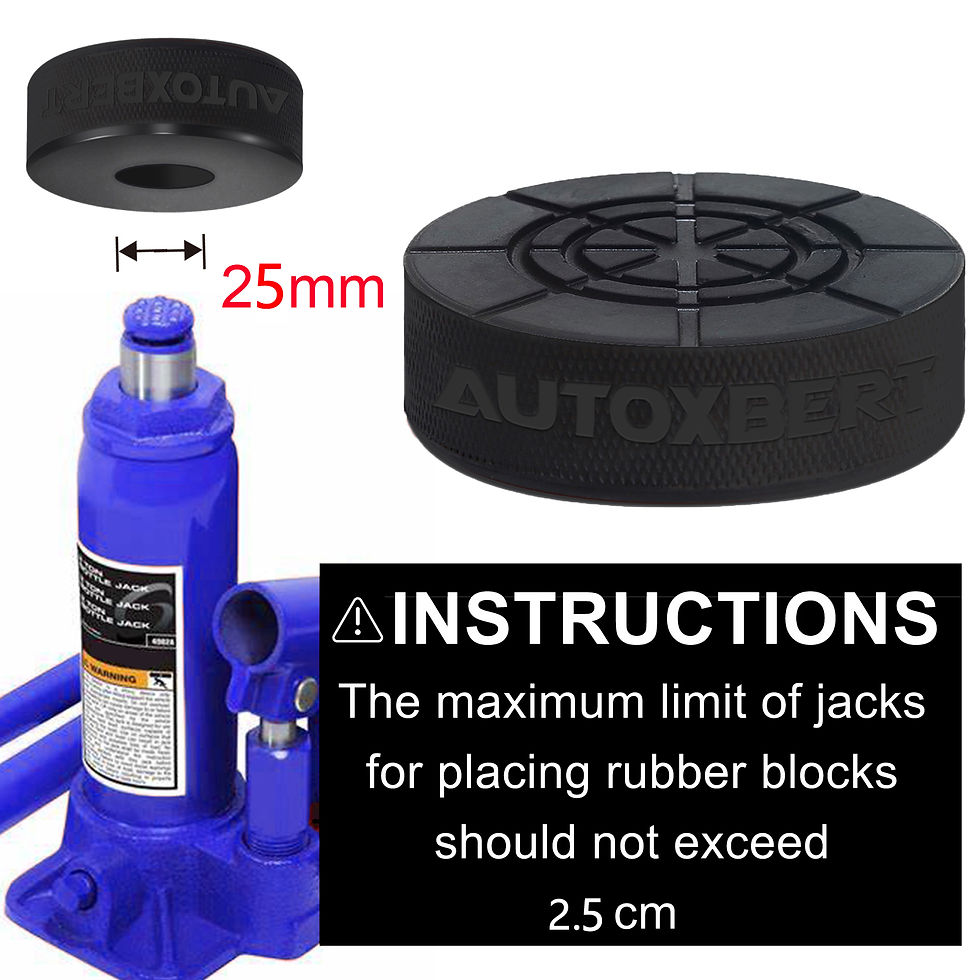 Thumbnail: Rubber Bottle Jack Pad Protector Adapter Car Jacking Tool Pinch Weld Side Liftin
