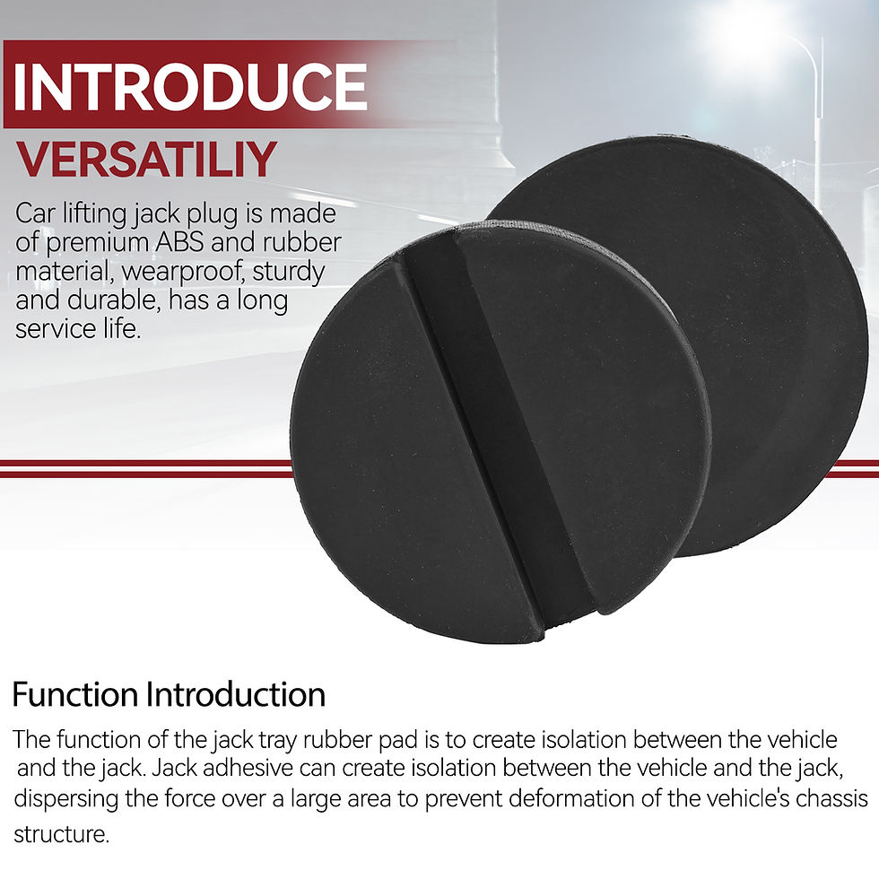 Thumbnail: Universal Small Jack Rubber Pad Diameter 60mm Anti-slip Rail Adapter Support Blo