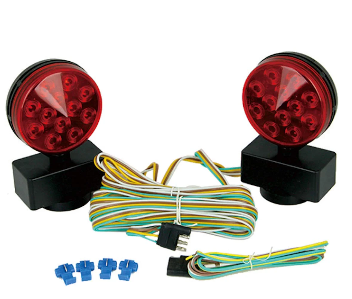 50015 12V LED Towing Lights with Magnetic Base-Dot Compliant