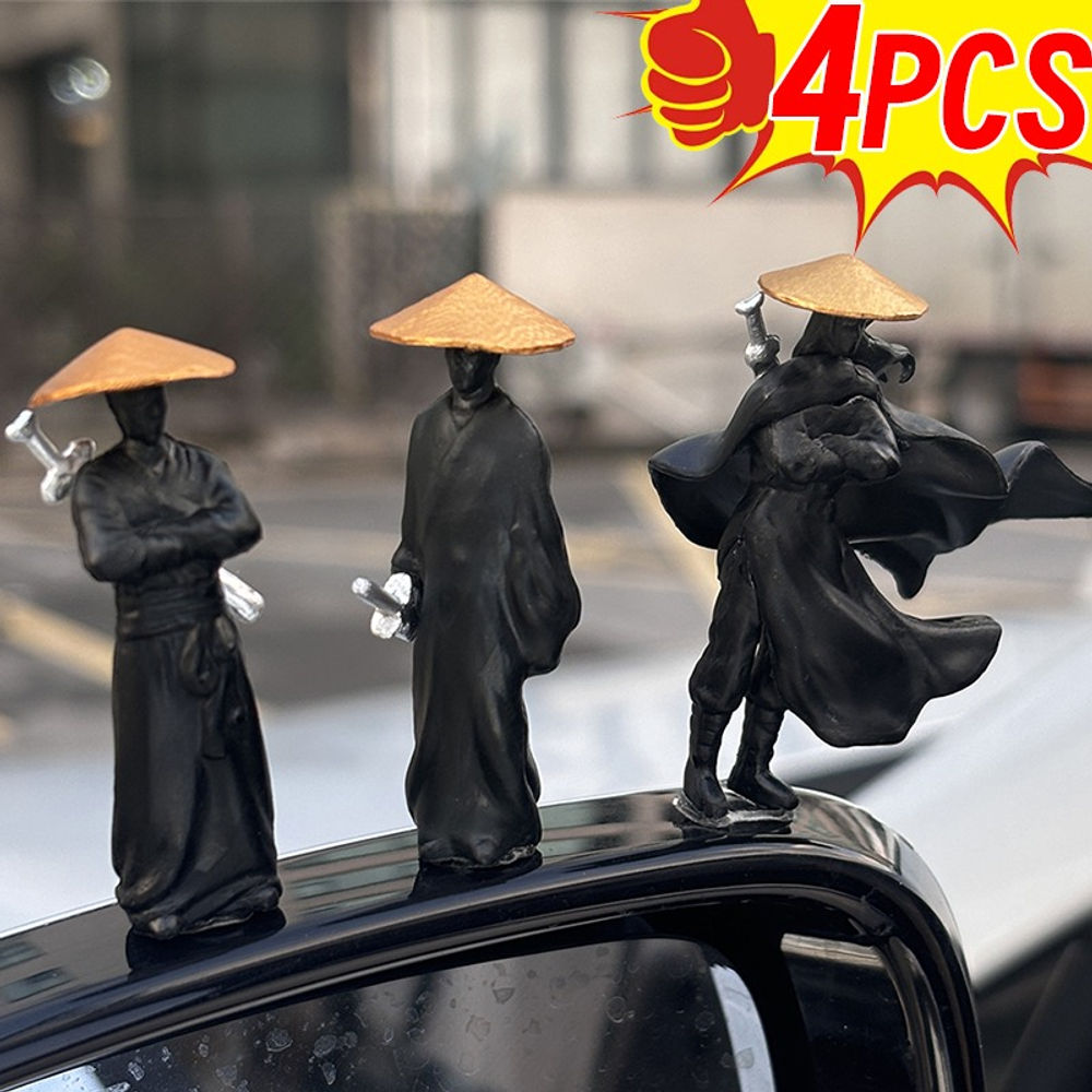 2024 Mini Figures Model Ancient Japanese Chinese Ninja Samurai Warrior Hero Micr