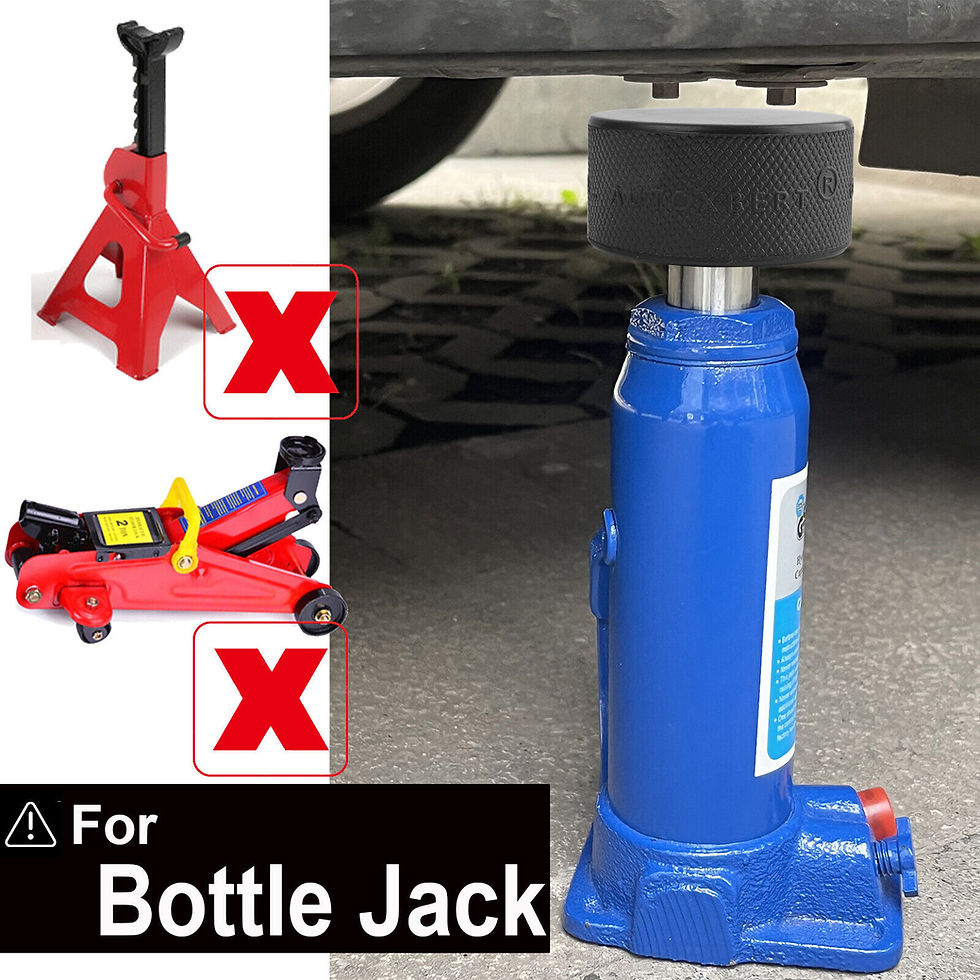 Thumbnail: Rubber Bottle Jack Pad Support Point Adapter Jacking Car Removal Repair Tool For