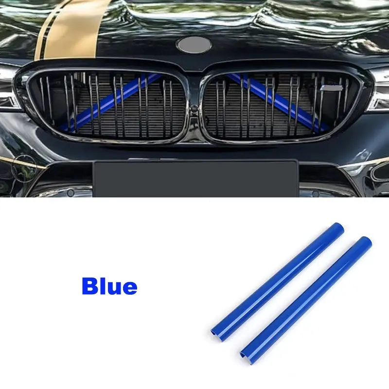 Thumbnail: 2Pcs Front Kidney Grille Cover Frame Trim For BMW 5/6/7 Series F10 F11 F12 F13 F