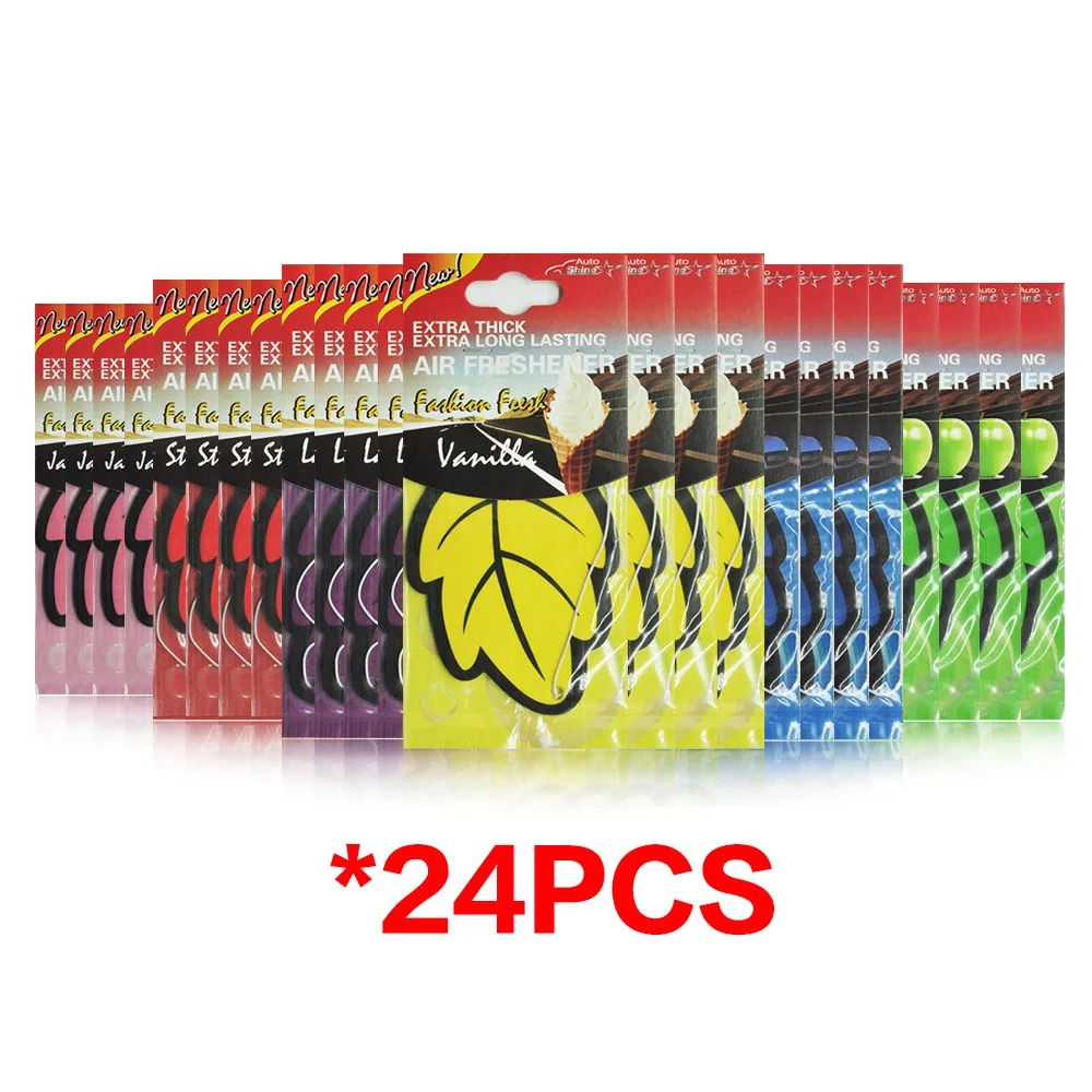 1/6/12/18/24PCS Car air freshener smell car perfume for car interior accessories