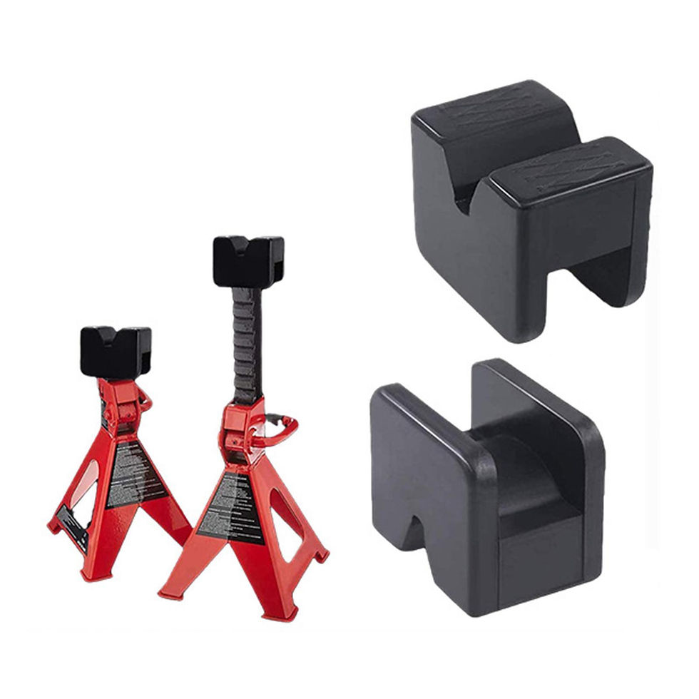 Thumbnail: Universal Car Jack Rubber Pad Car Slotted Lift Jack Stand Rubber Pads Floor Adap
