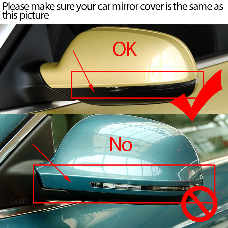 Thumbnail: Mirror Heated Side Mirror Glass Rearview Mirror Lens for Audi A4 S4 RS4 B8.5 201