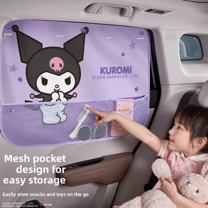 Sanrio Car Sunshade Car Window Curtain Child Sun Protection Thermal Insulation C