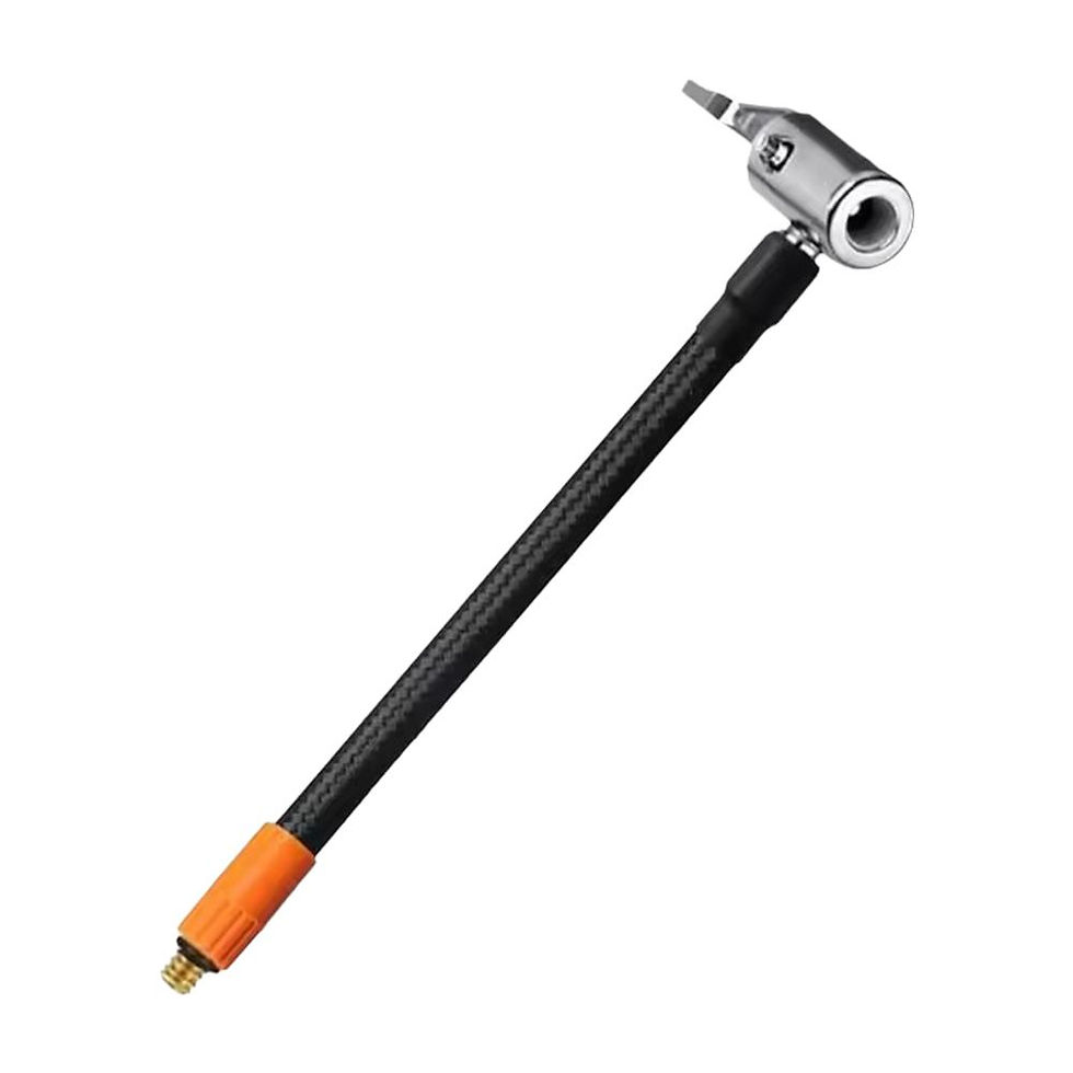 Thumbnail: M6 Locking Air Chuck With Air Hose 40cm Standard Tire Valve Fine Thread Inflatab