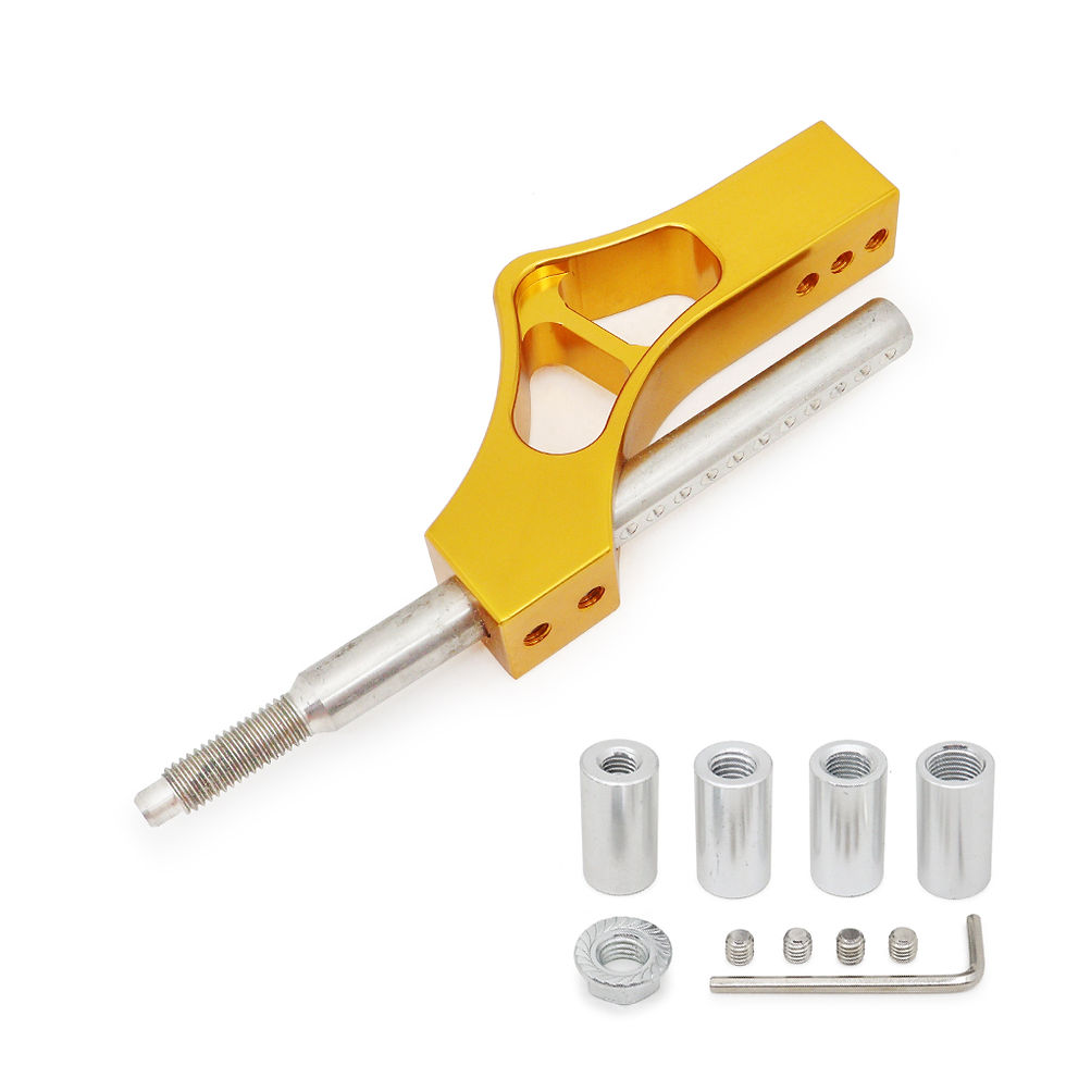 Thumbnail: Universal Aluminium Adjustable Gear Shift Knob Extender Height Lever Extension C