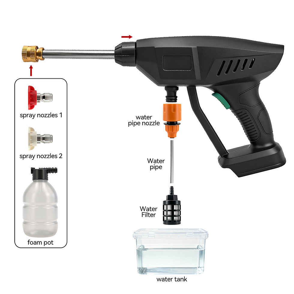Thumbnail: 300W Car Washer Gun 120 Bar Electric Auto Washing Machine High Pressure Garden C