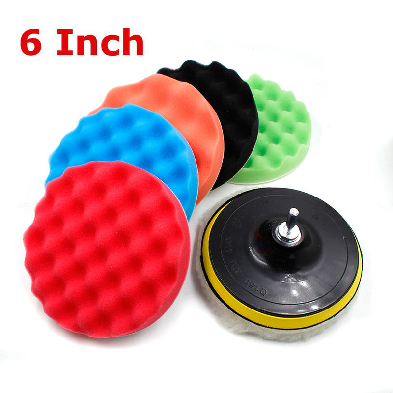 Thumbnail: 3/5/6/7 Inch Car Polishing Kit Polish Pad Car Polish Buffing Pad Abrasive Disc S