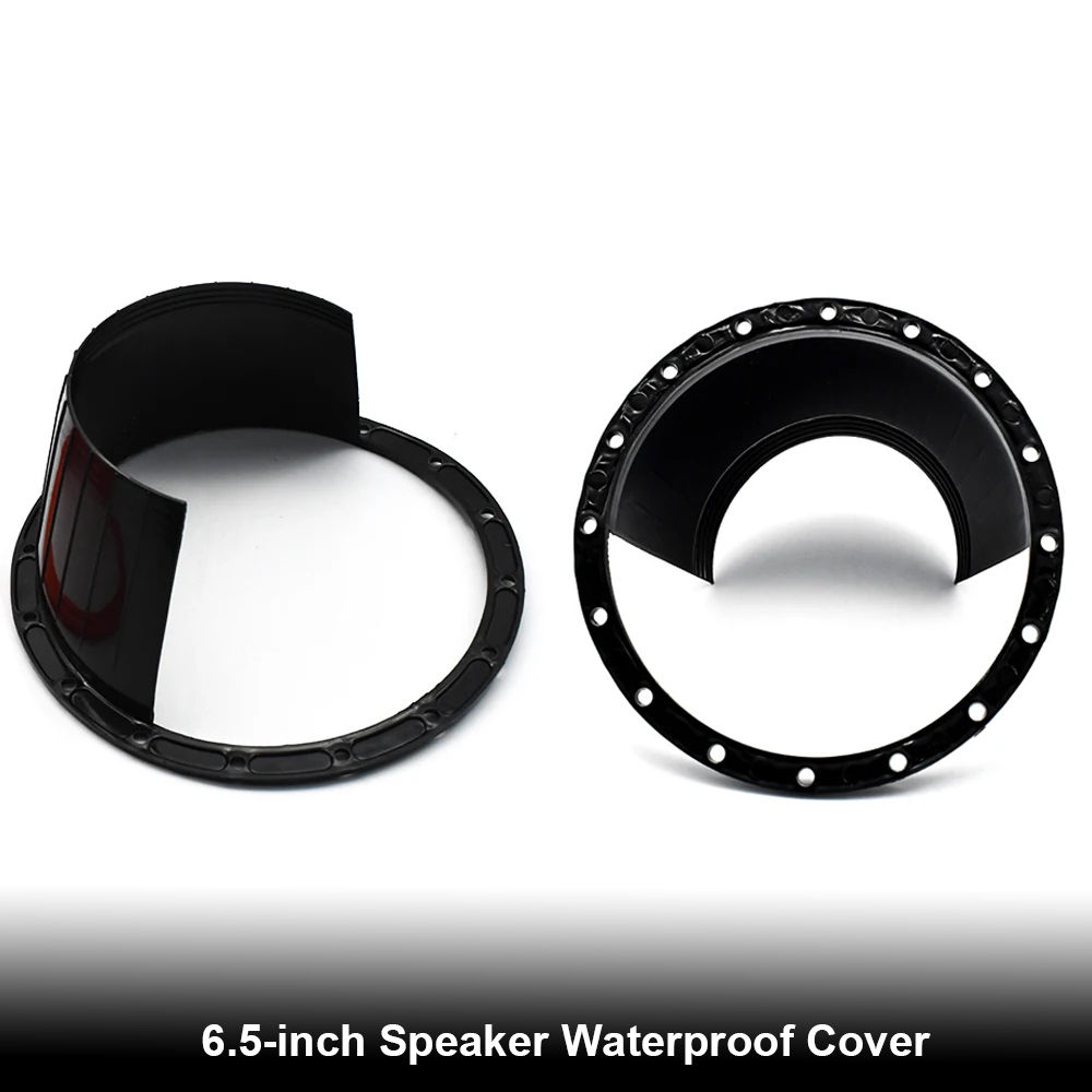 2Pcs Car Audio Refit 6.5-inch Speaker Waterproof Cover Audio Rust Protection Pad