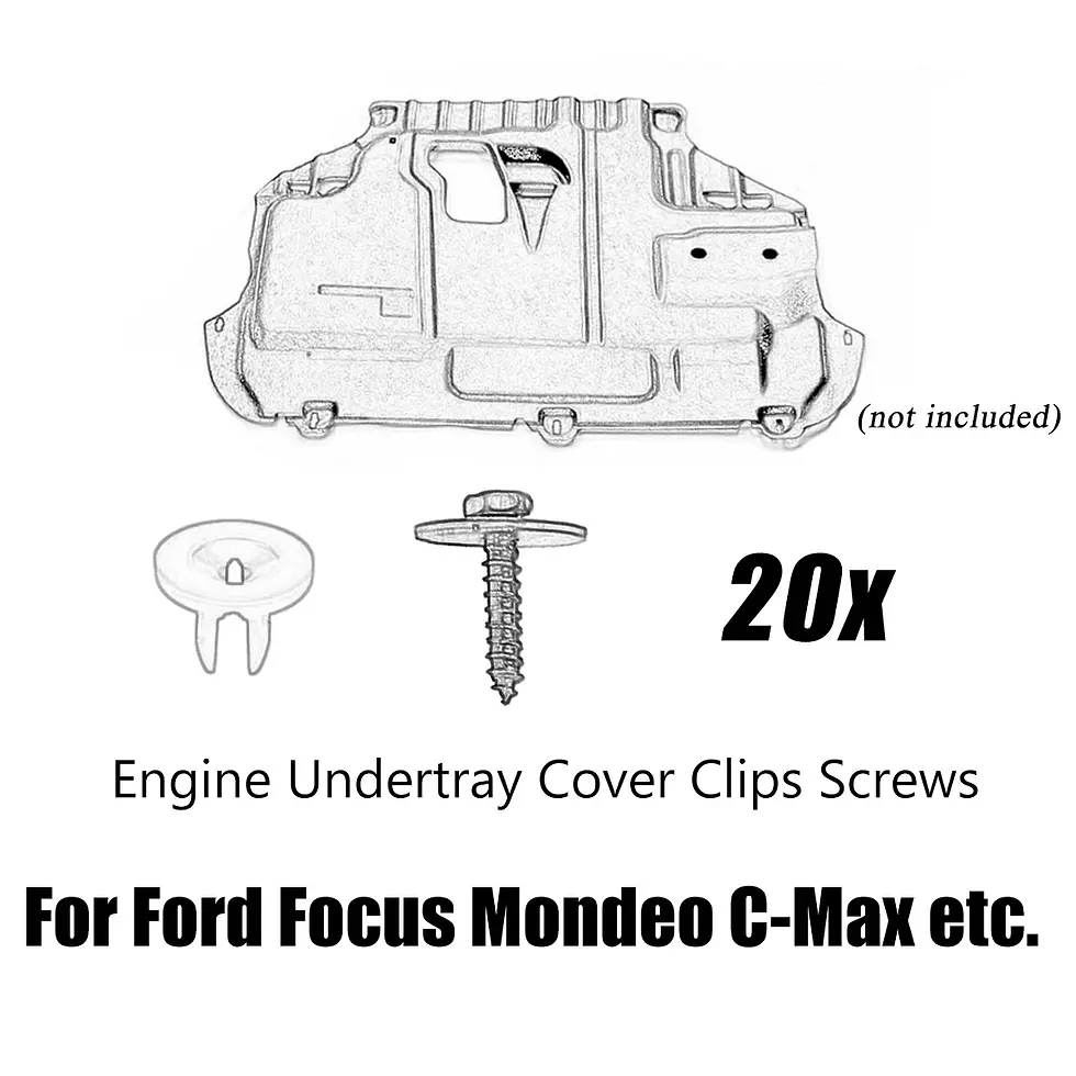 Thumbnail: 20x Engine Undertray Cover Clips Screws For Volvo V50 C30 Jaguar Ford Focus 2 04