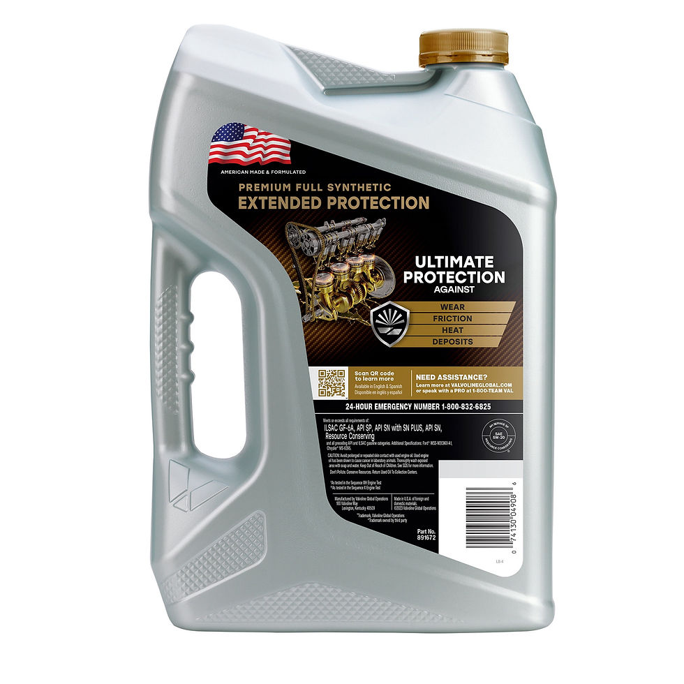 Thumbnail: Valvoline Extended Protection Premium Full Synthetic 5W-20 Motor Oil 5 QT