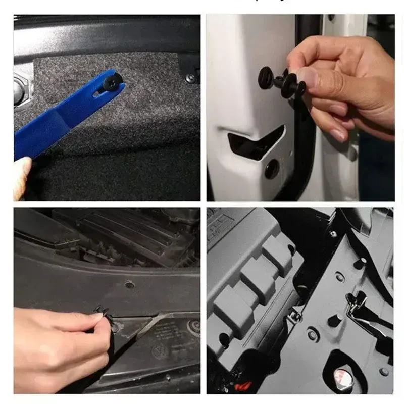 Thumbnail: 8mm/6mm Plastic Rivets Fasteners Screw Car Fender Bumper Screws Clips Rivets Aut